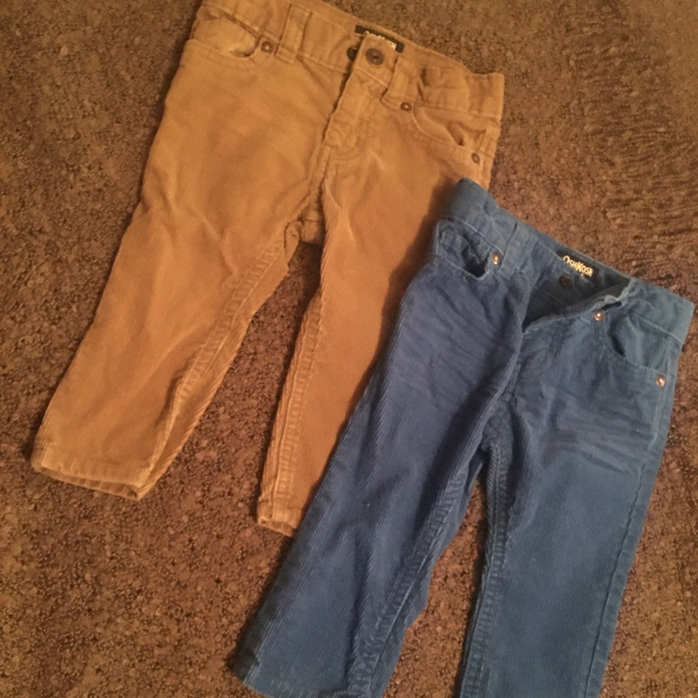 Corduroy bundle.